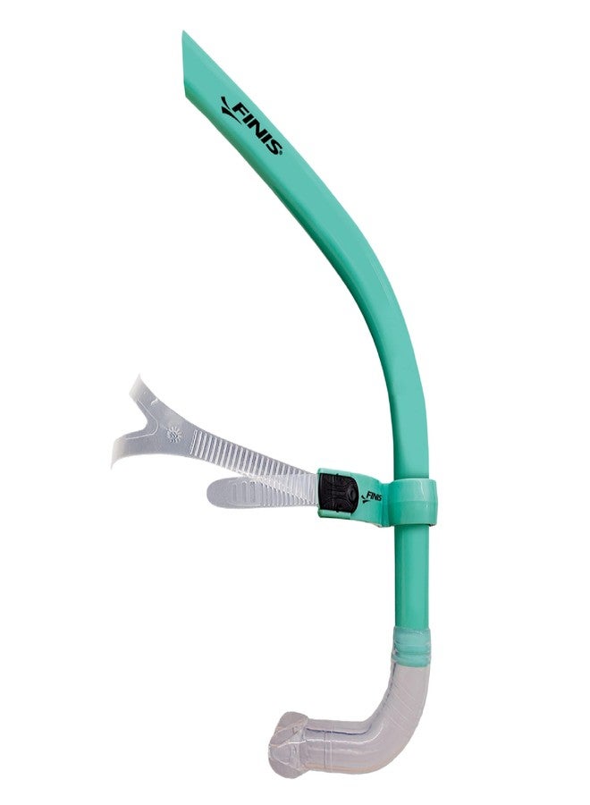 FINIS Glide Center-Mount Swim Snorkel for Adults - Adjustable Fit - Technique & Endurance Training - Mint Green - Image 1